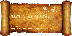 Méhész Alóma névjegykártya